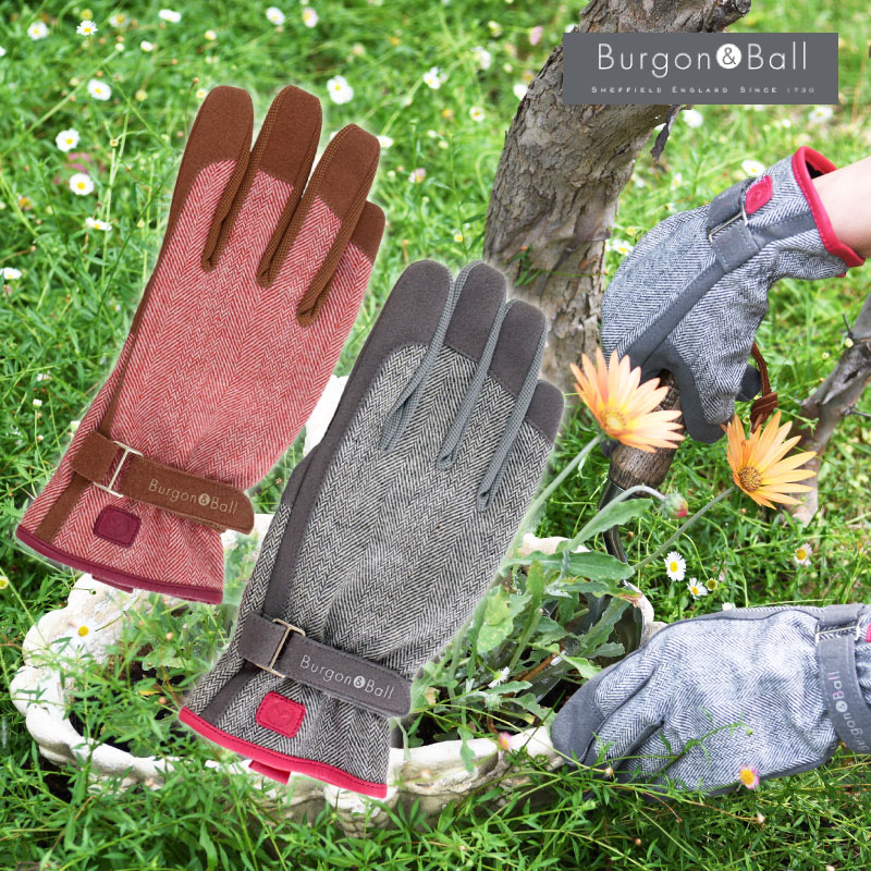 英国ブランド Burgon & Ball Love The Glove ツイードガーデングローブ