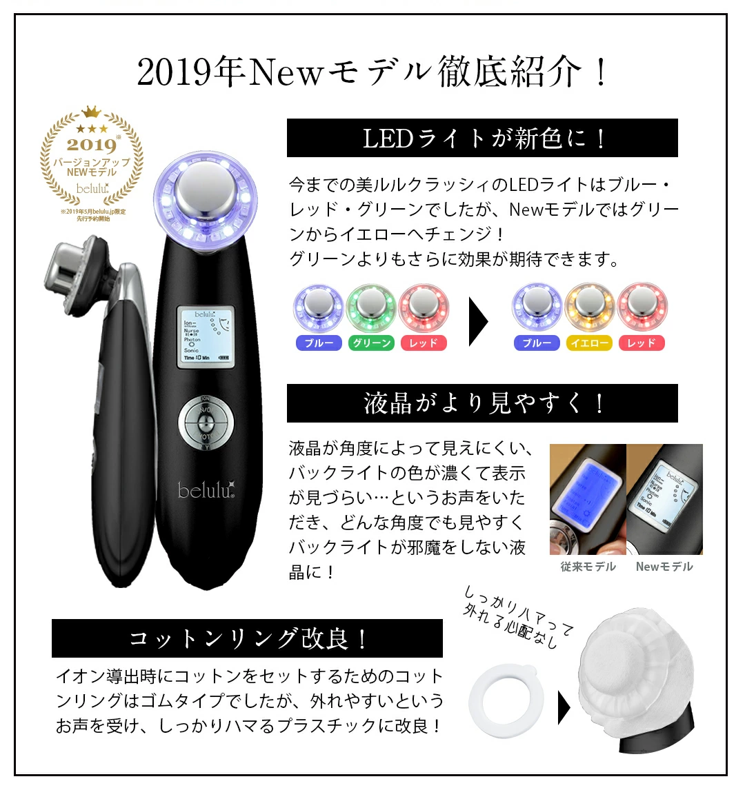 美顔器 超音波 超音波多機能美顔器 レディース メンズ 美ルル イオン