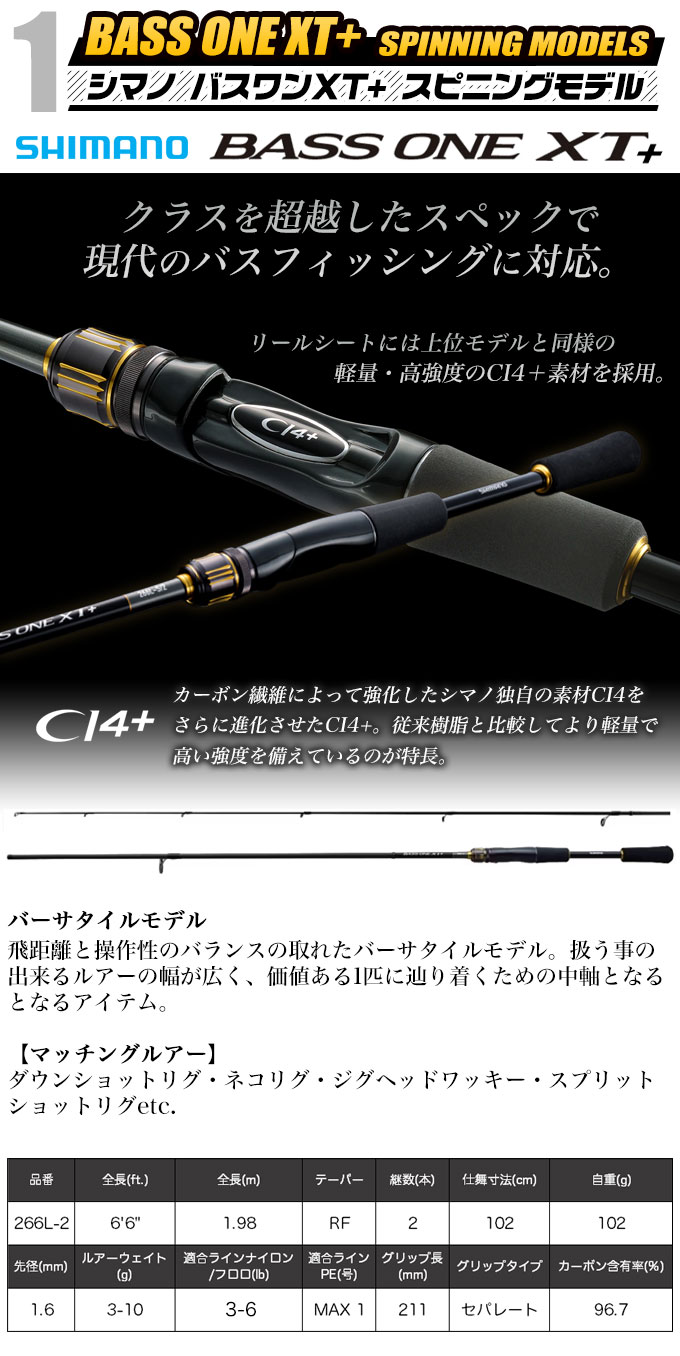 SHIMANO シマノ ブラックバス釣り入門セット （スピニングモデル