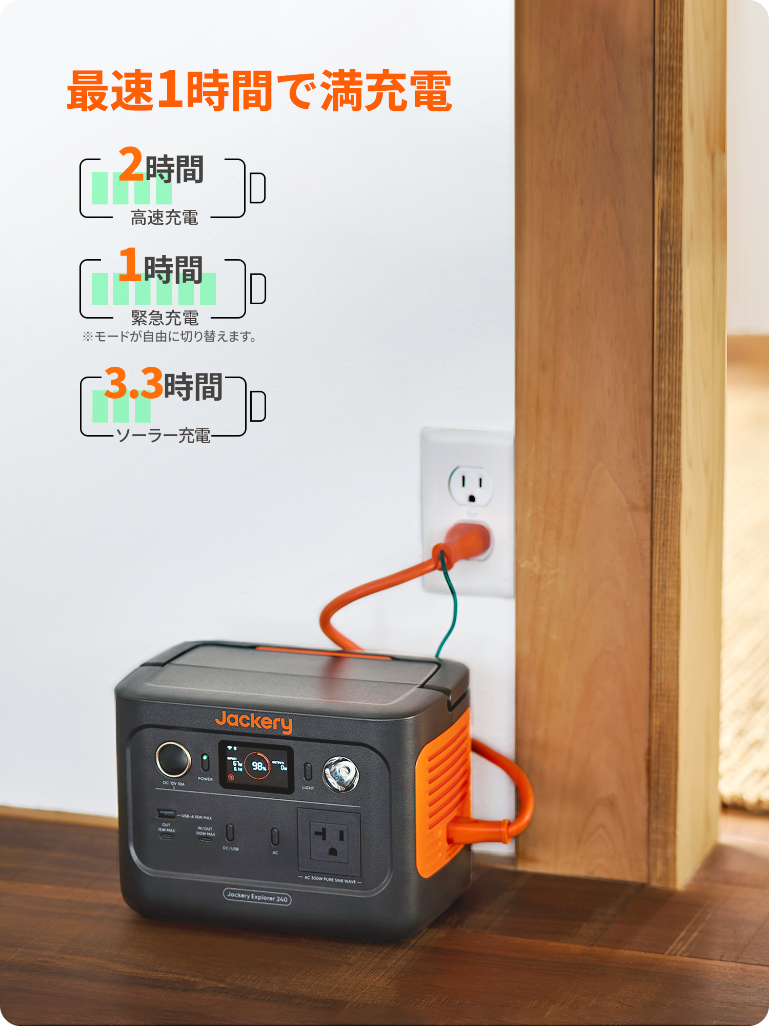 Jackery 【2/22 00:00から 20%OFFクーポン】Jackery ポータブル電源