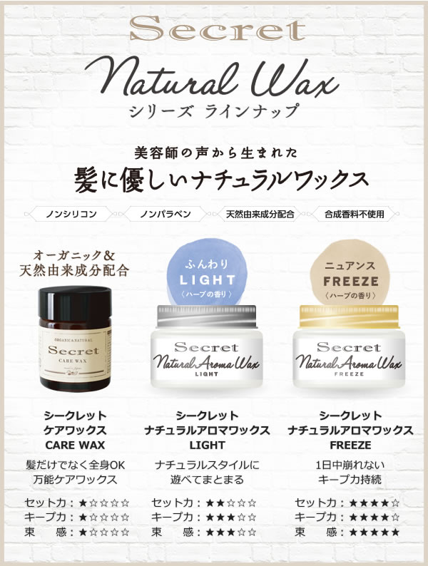☆数量限定！大特価☆Secret シークレット ケアワックス 35g