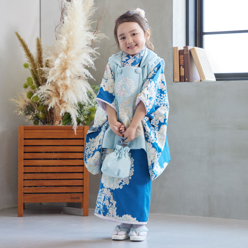 七五三 着物レンタル 3歳 753 ナチュラルビューティー ブランド着物