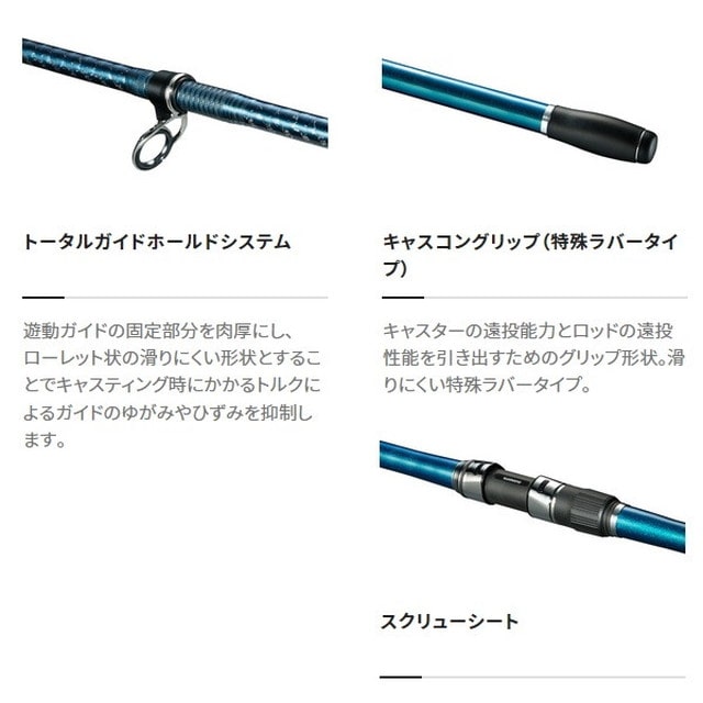 シマノ 投げ竿 23サーフランダー 425DX-T:釣具のキャスティング JRE