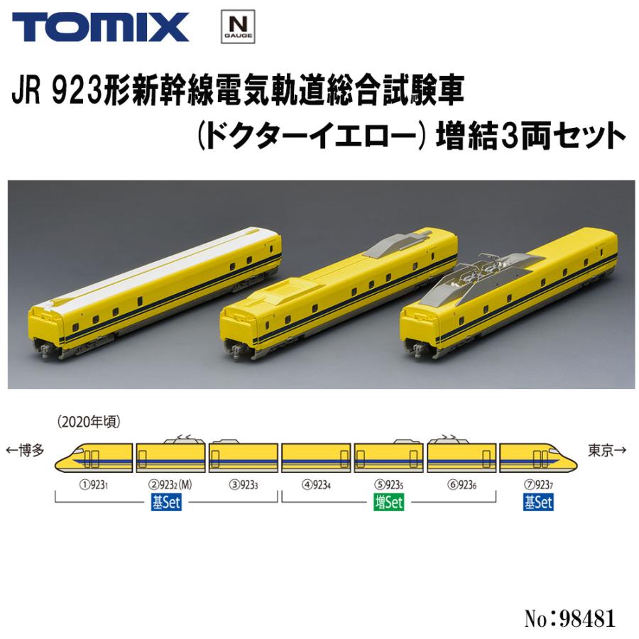 予約 2025年12月予定 Nゲージ 98481 TOMIX JR 新幹線 923形 ドクター