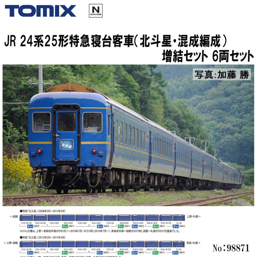 予約 2025年10月予定 Nゲージ TOMIX 98871 JR 24系25形特急寝台客車