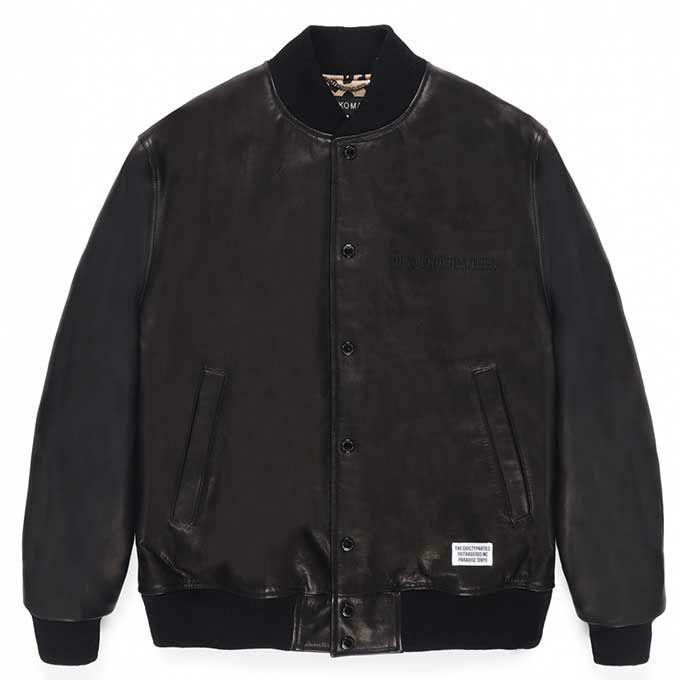 WACKO MARIA LEATHER VARSITY JACKET -A- ( TYPE-2 ) | LOCKSTOCK/STLIKE