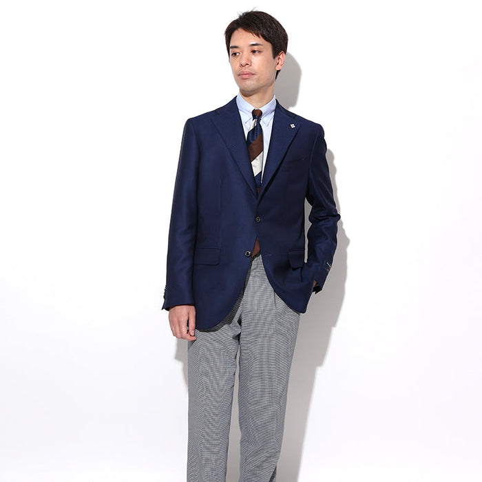 ゼニア”TRAVELLER”ホップサック無地スペシャルジャケット【Made in