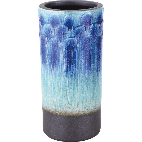 信楽焼 傘立 青ガラス | シャディギフトモール