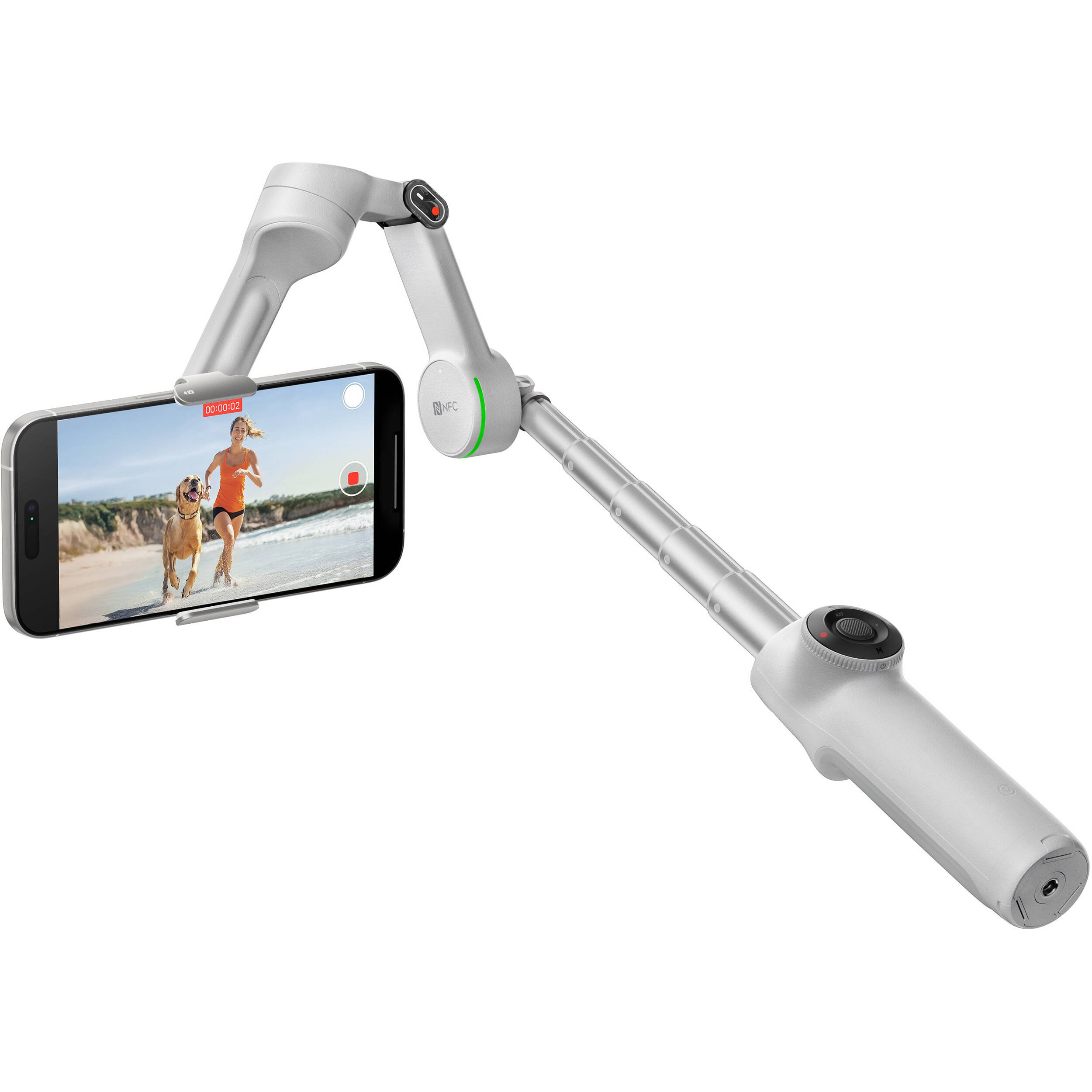 Insta360 Flow 2 Pro Smartphone Gimbal Stabilizer Creator Kit (Gray