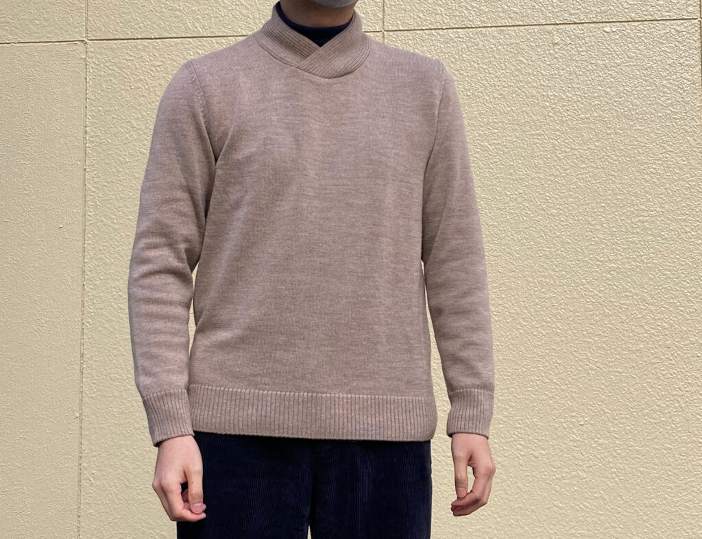 ここのえ時代のニット。Maison Martin Margiela 14 ショールカラー