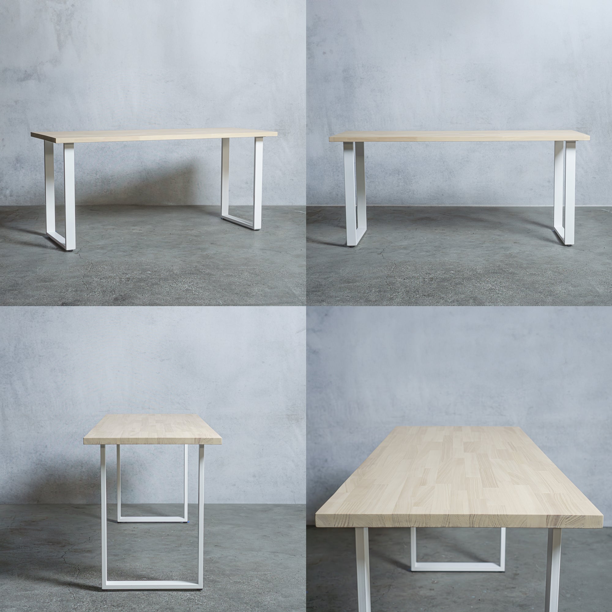 テーブル / デスク パイン材 × アイアン脚 口型 — 清水材木店