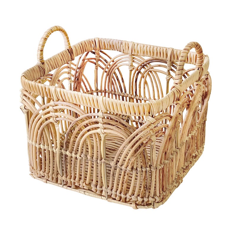 ダイカイ トーク ペタル フェイクPEPP ラタンバスケット 正方形