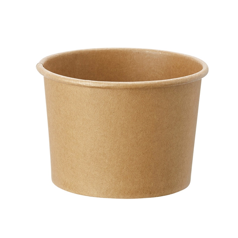 HEIKO 製菓資材 アイスカップ 300ml 97-300 クラフト 50個/袋