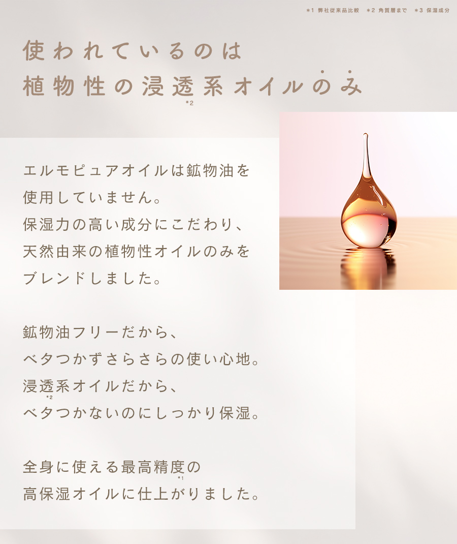 業務用】エルモピュアオイル（シャイニーピュアオイル）／50mL スキン