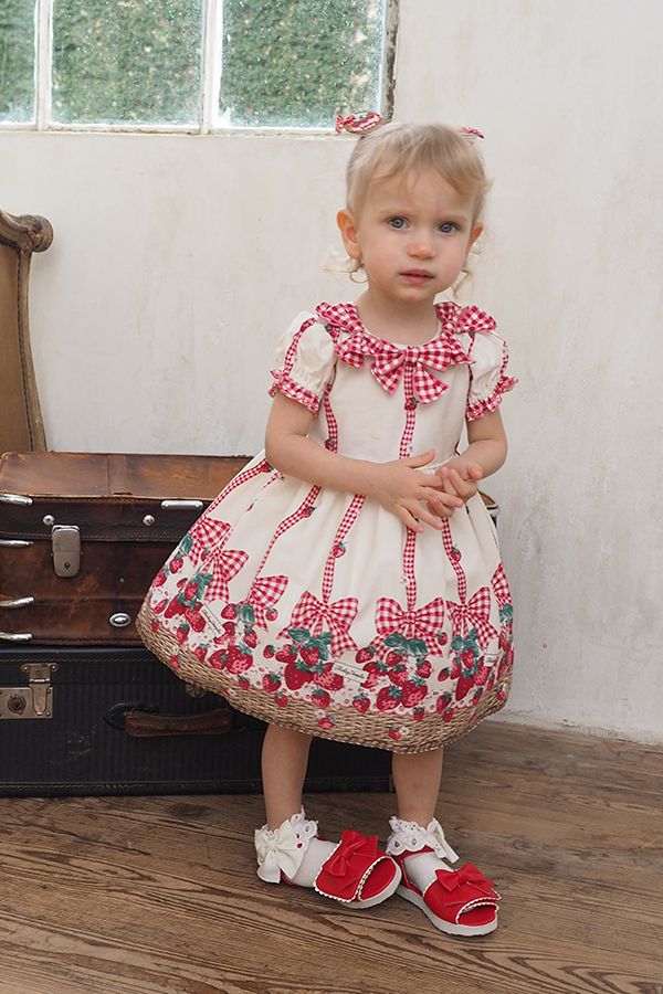 シャーリーテンプル トップス110 スカート100 いちご イチゴ