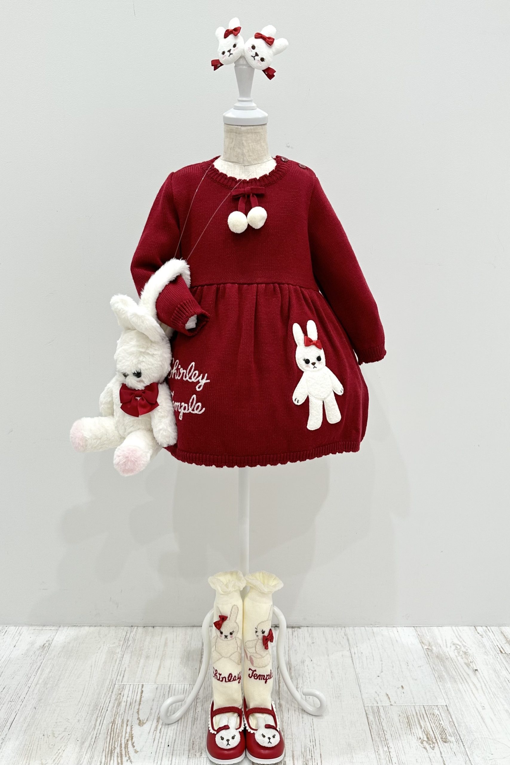 シャーリーテンプル ラビットブーツ18cm 2025年最新Shirley Temple