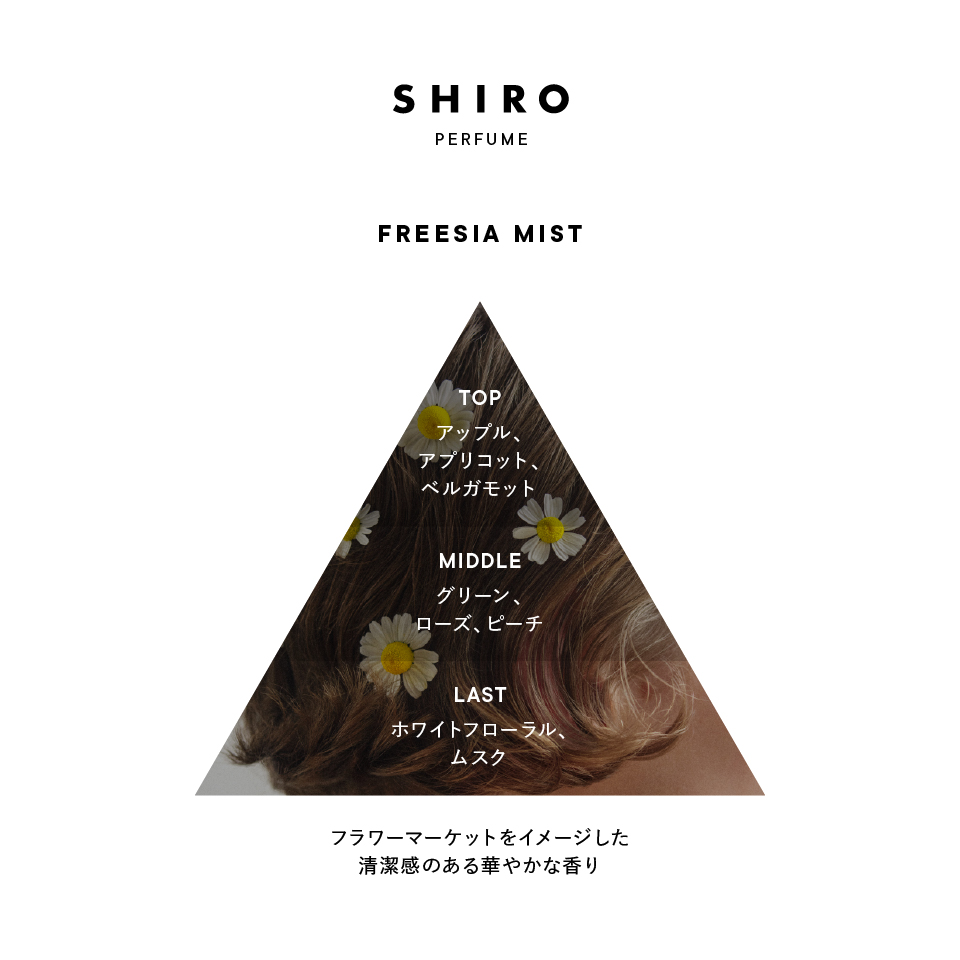 FREESIA MIST ビネガーバスエッセンス | SHIROオフィシャルサイト