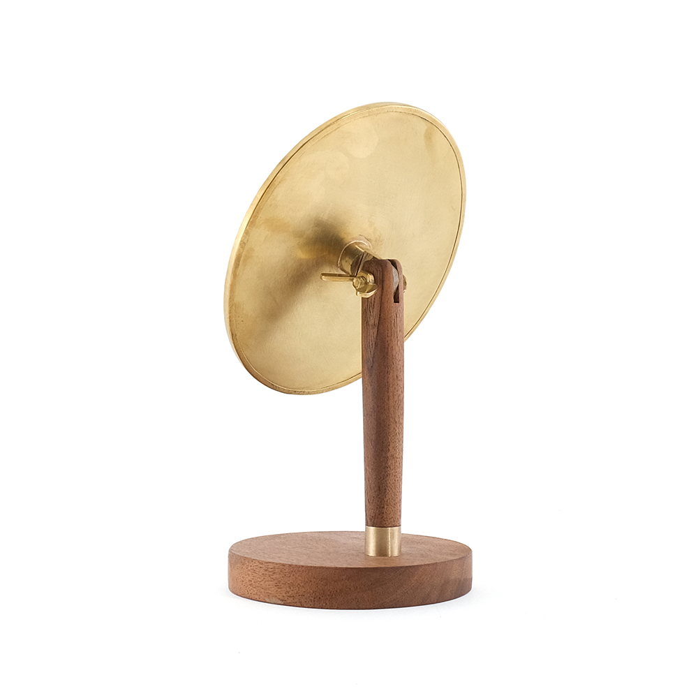 BRASS＆WOOD スタンドミラー オーバル | shesay(志成販売