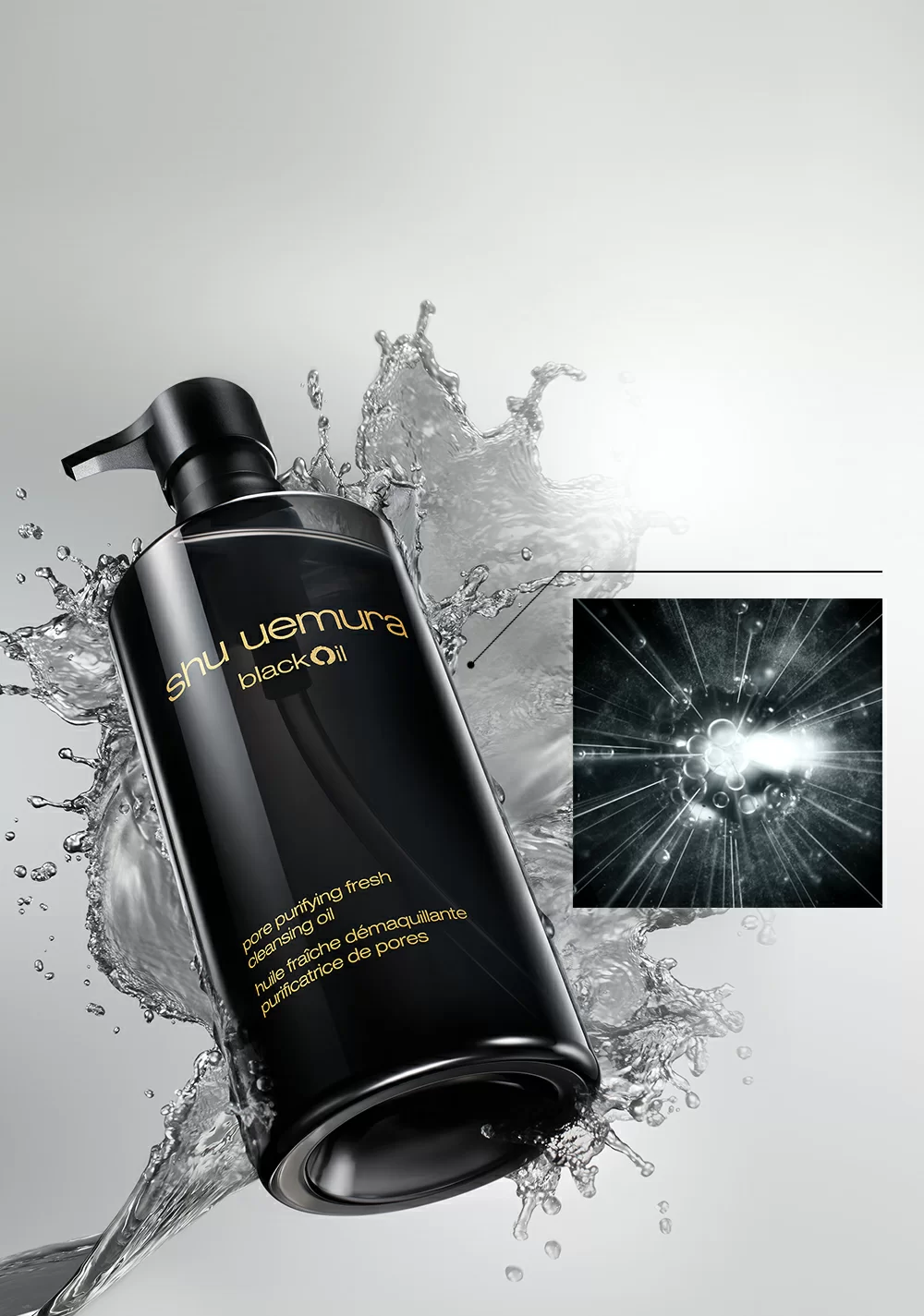 blackOil pore purifying fresh cleansing oil 450ml set