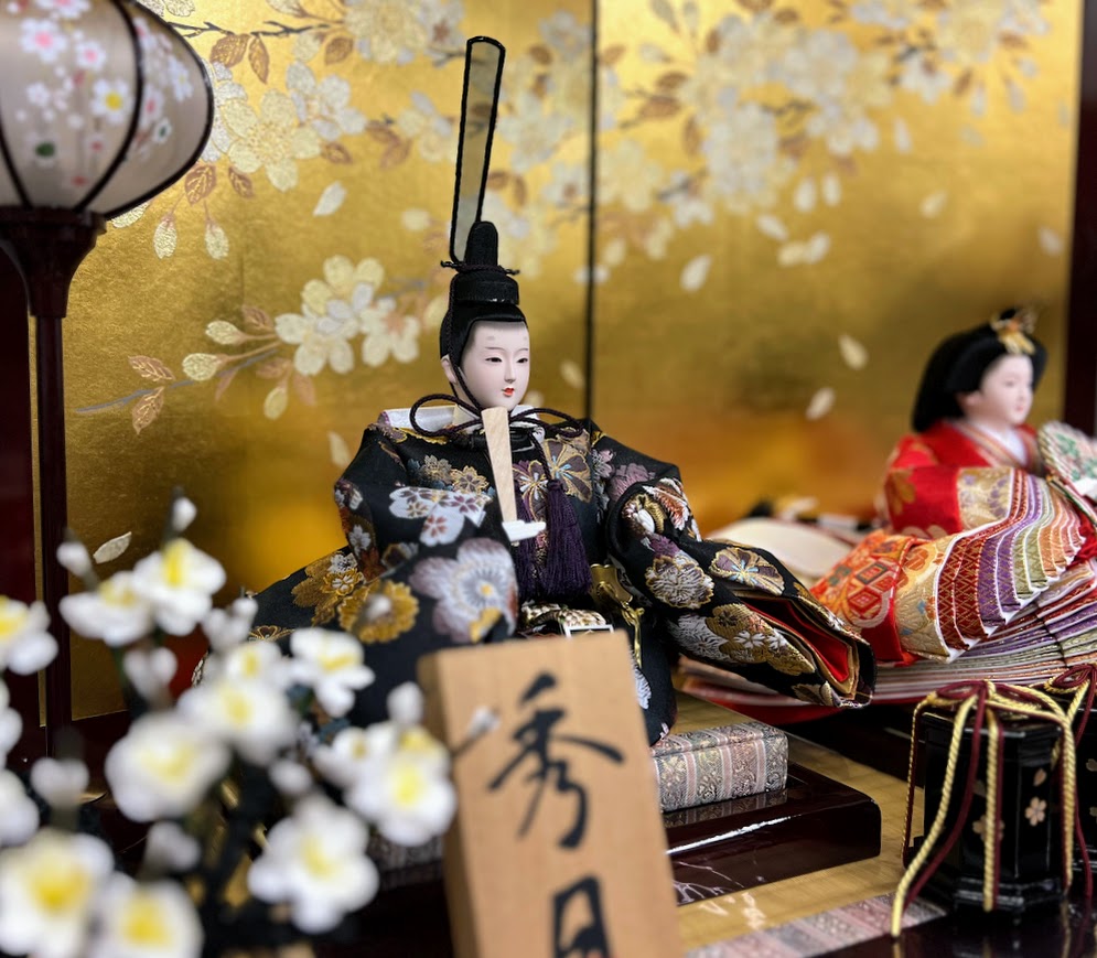 浜松市浜名区のH様は美しく豪華な秀月オリジナルのお雛様 | 人形の秀月