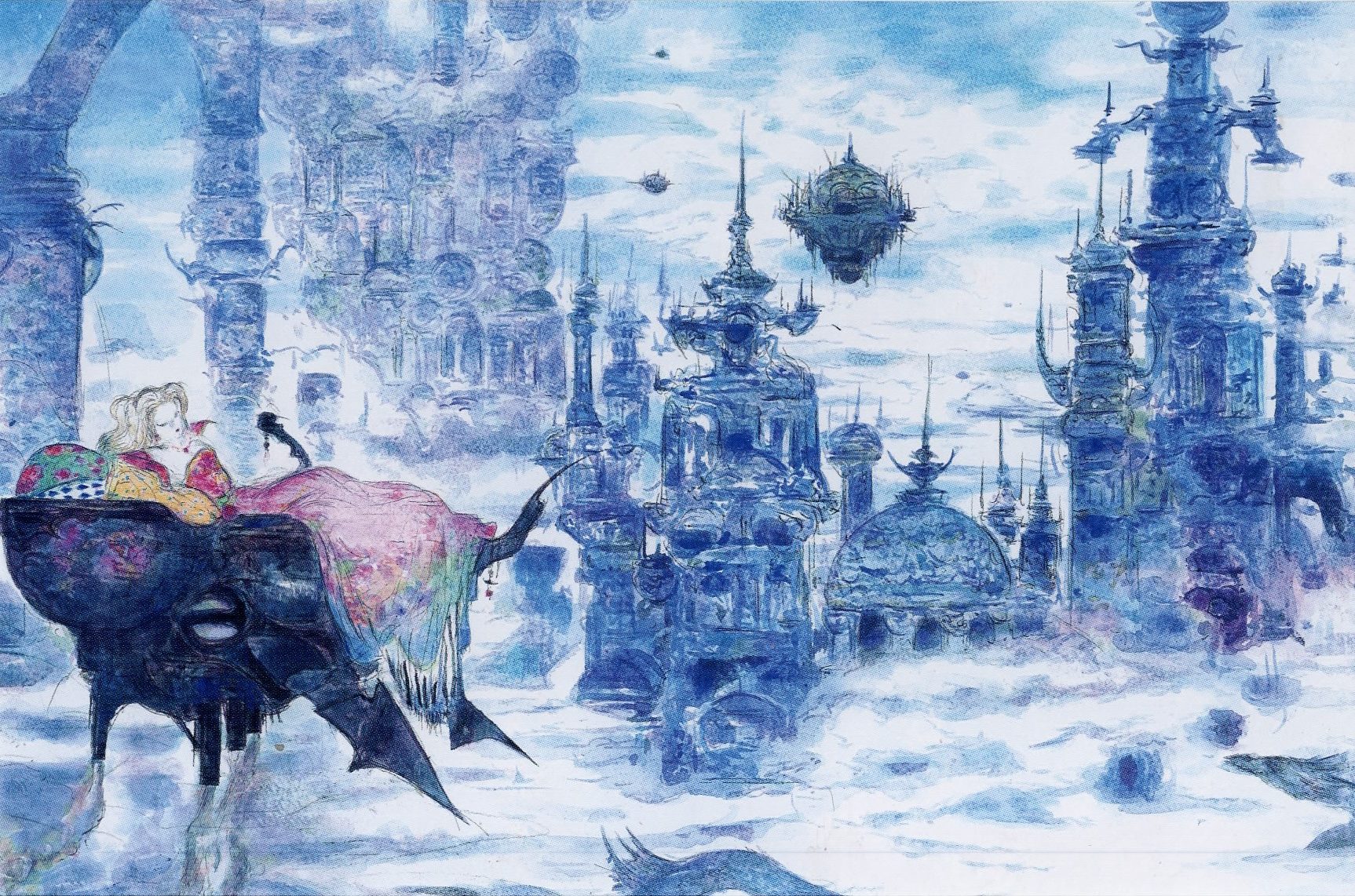 ファイナルファンタジー6 FF6 ティナ プレイマット 街 天野喜孝 海外