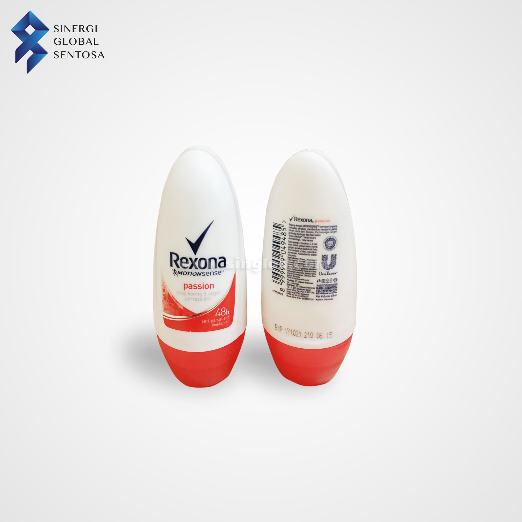 Export Rexona WMN RO Passion 45ml x 24 from Indonesia - Sinergi