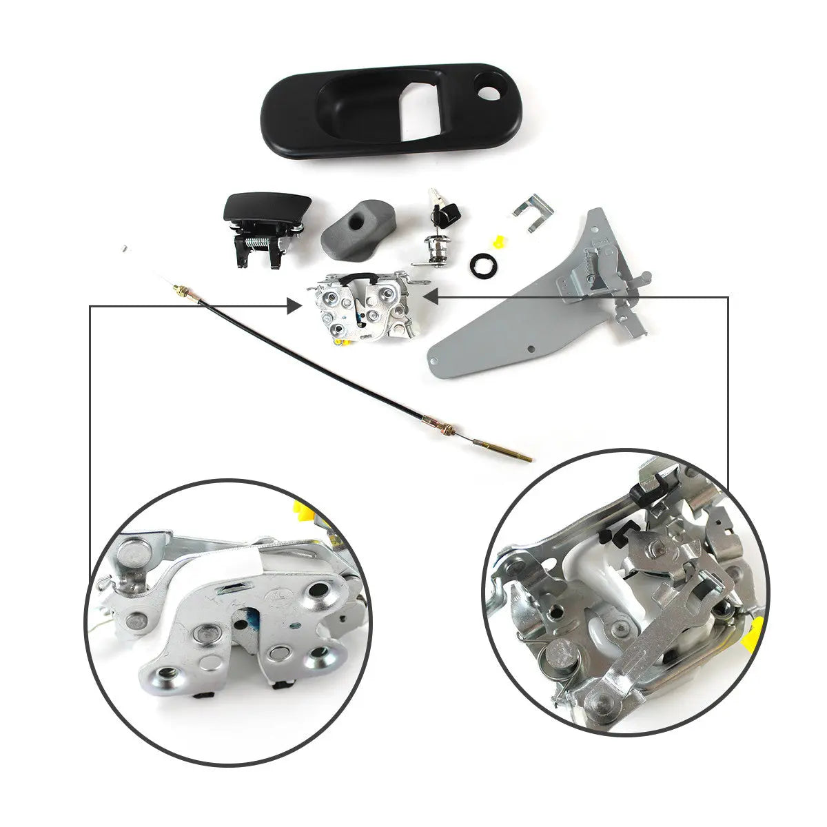 Cab Door Lock Assy for Hitachi Excavator ZX100 ZX120 ZX200 ZX300
