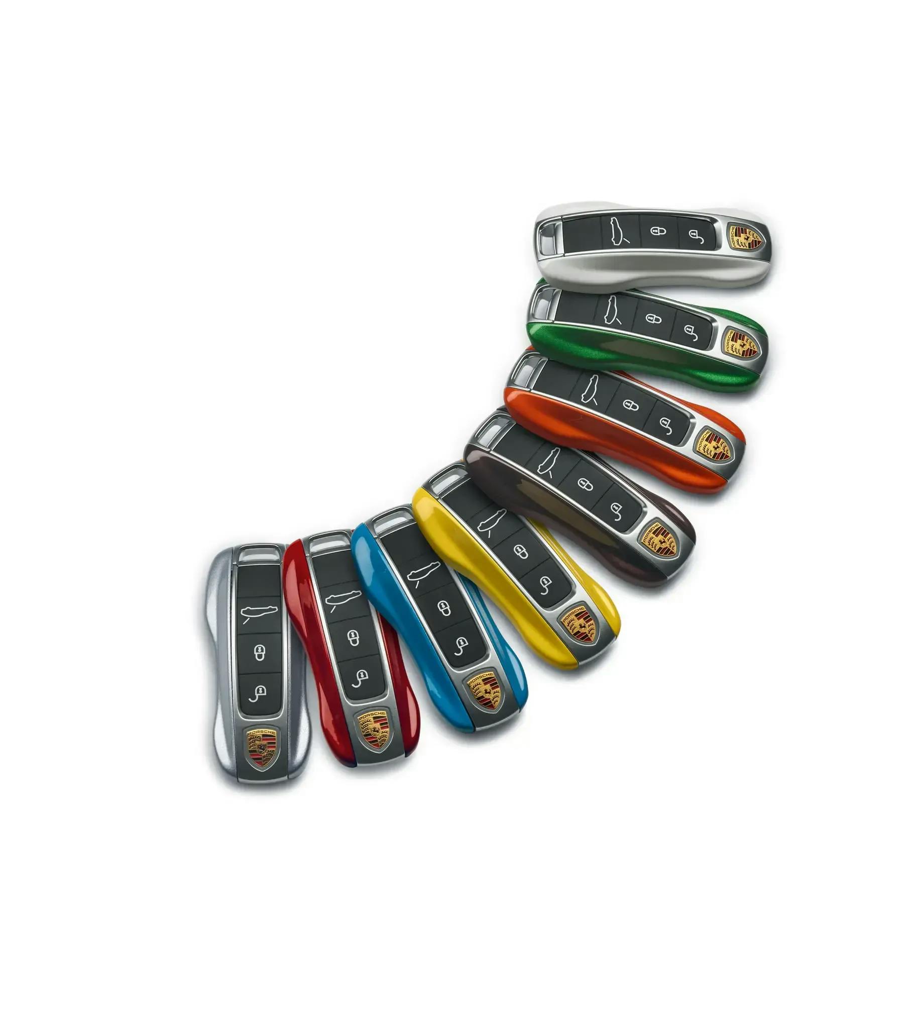 Porsche Painted Vehicle Key Arctic Grey - 971044801M7K - 911