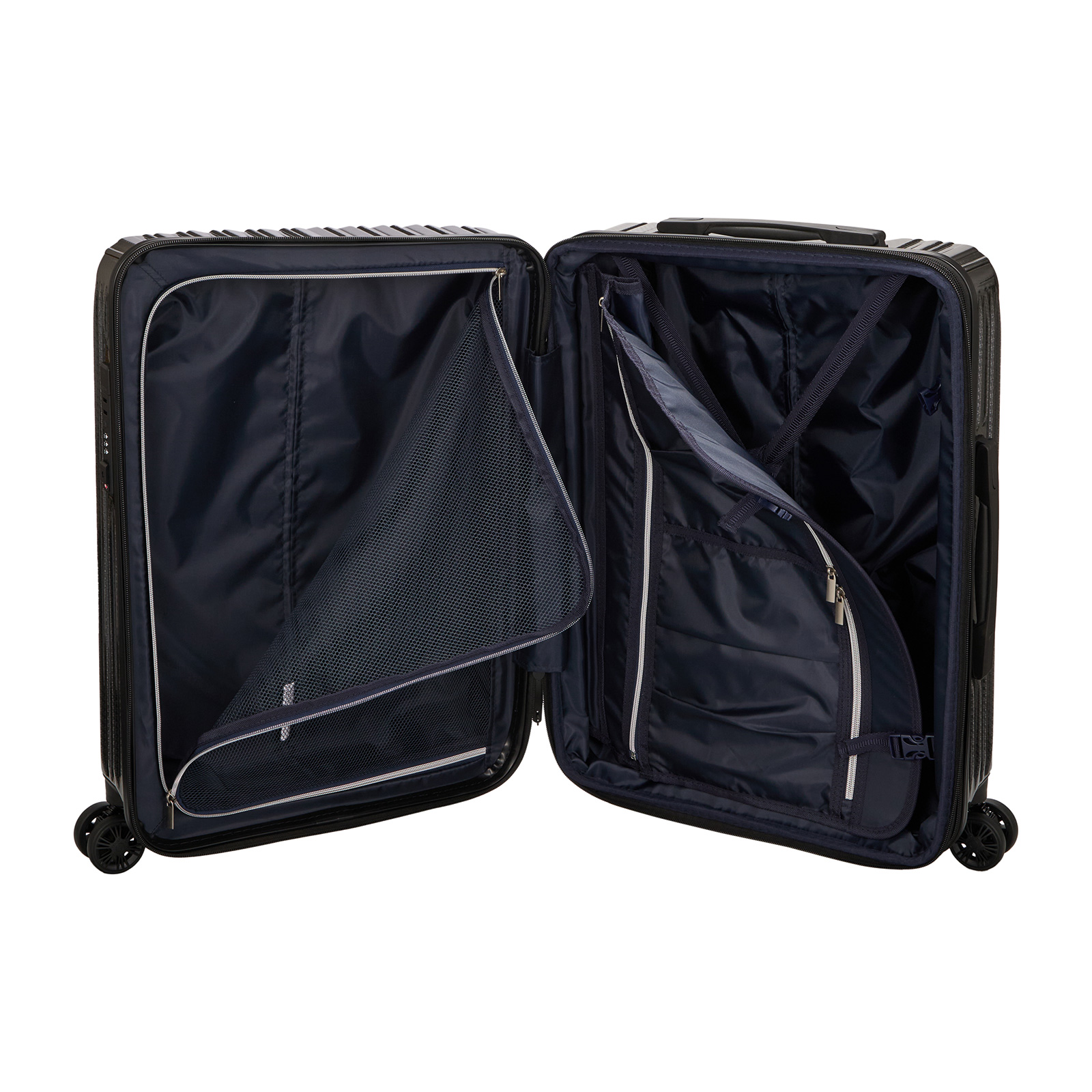 抗菌 拡張スーツケース Mサイズ ジッパータイプ TRIDENT TRI2035K-56