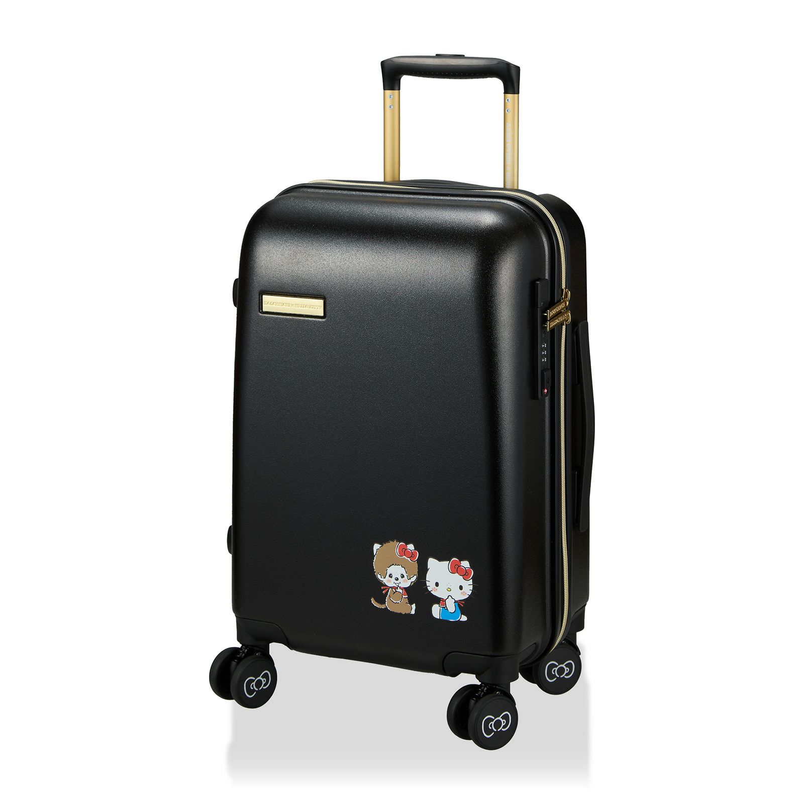 スーツケース モンチッチ×ハローキティ Sサイズ カップホルダー付き