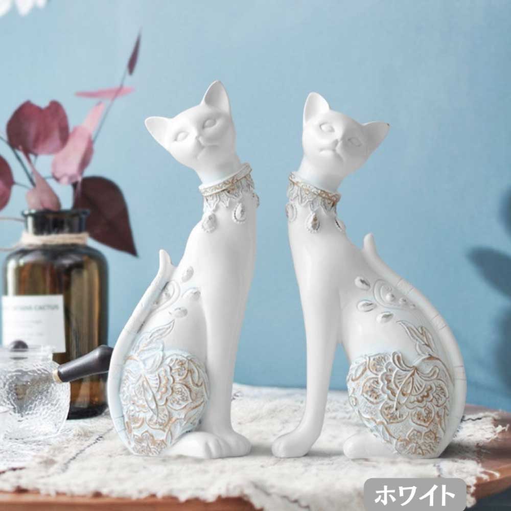 エキゾチックなアラビアンキャット - 猫好きさんのためのモダンな置物