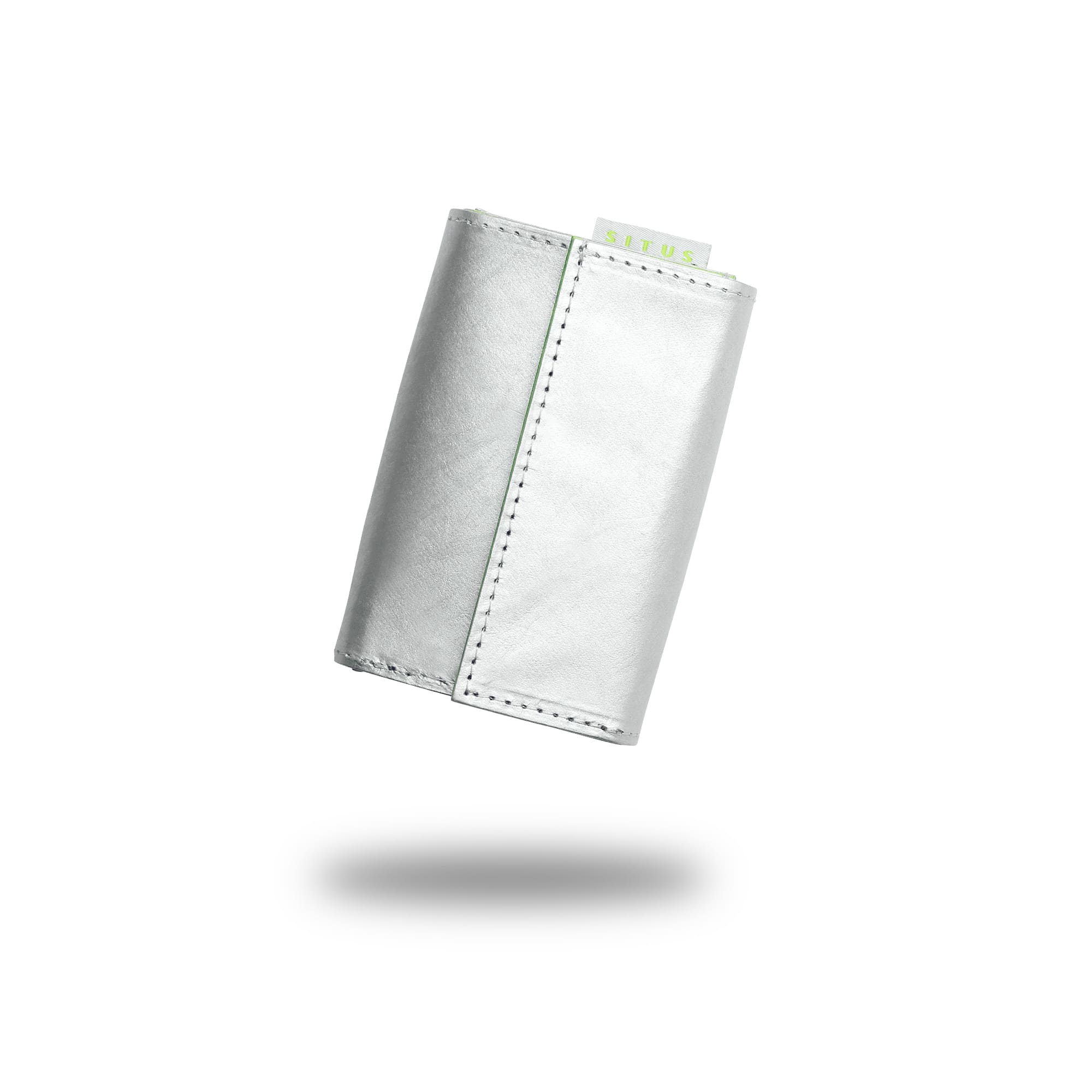 SITUS Minimalist Wallet Tyvek® | Silver×Fluorescent Green – SITUS