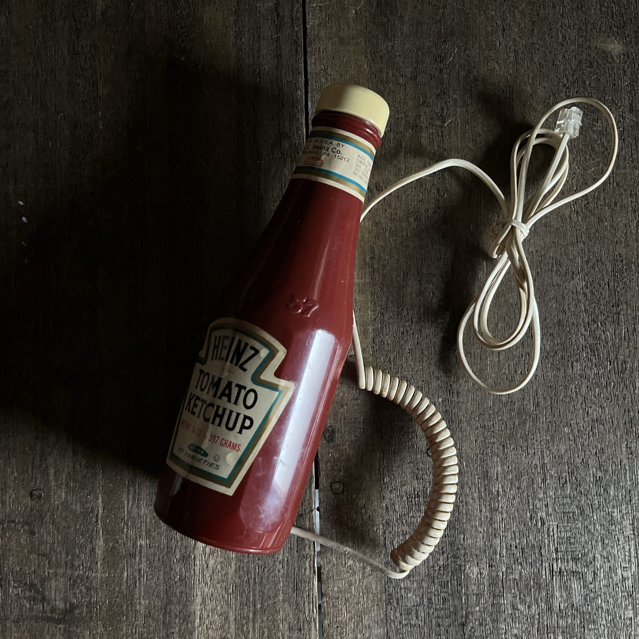 ハインツ HEINZ ケチャップボトル 電話機 アドバタイジング ビンテージ