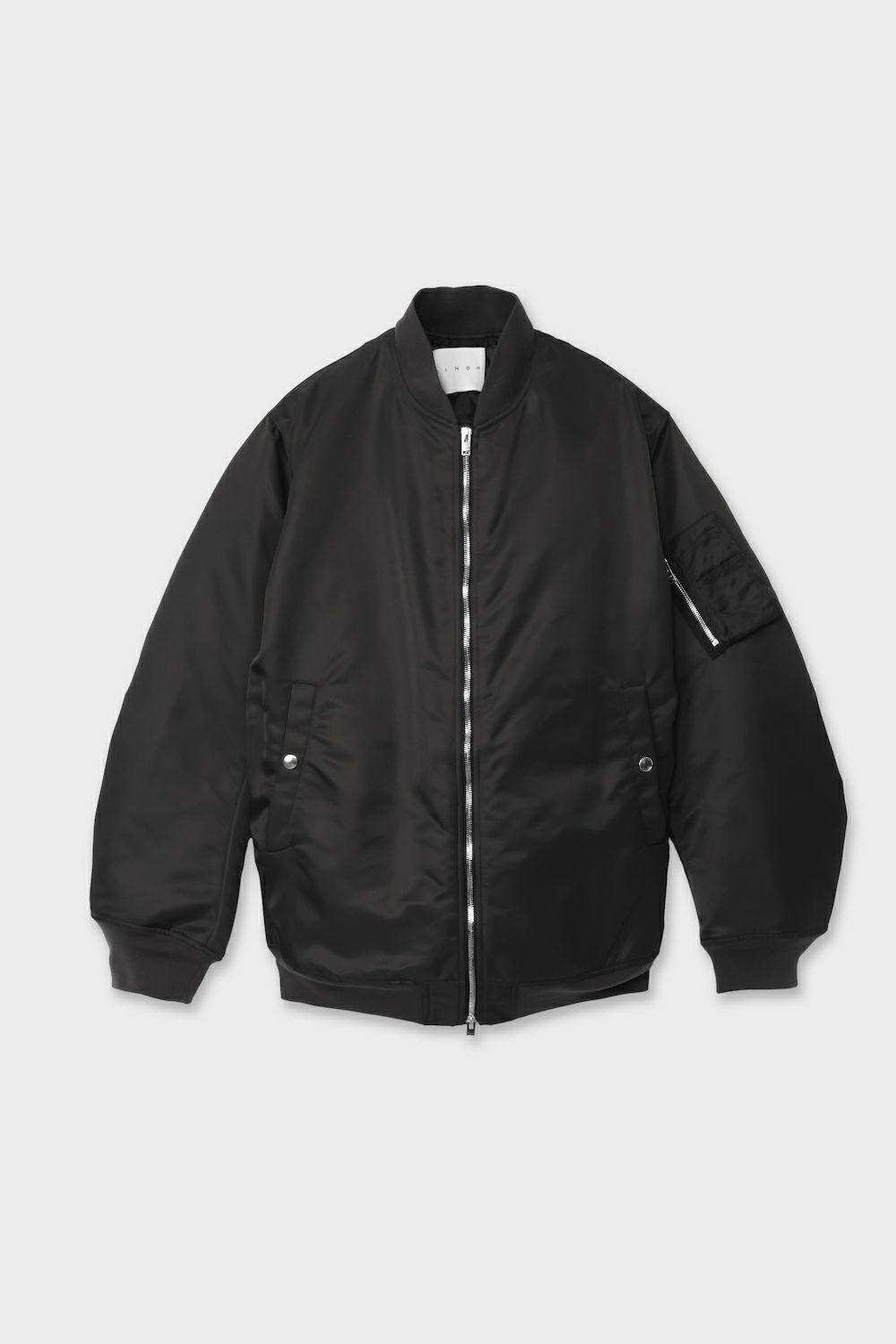 CINOH - MA-1 / リモンタナイロン フライトジャケット (ブラック