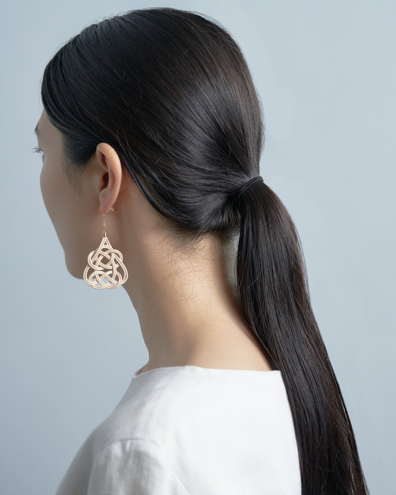 ARABESQUE Earrings HOOP SV mini – SIRI SIRI | シリシリ