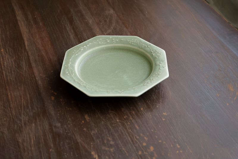 オクトゴナルプレートS OL / 加藤かずみ - うつわと暮らしの道具 sizuku