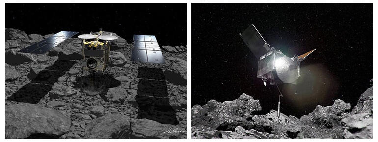 Today's Asteroid Research: Japan-U.S. Sample Exchange, Collision