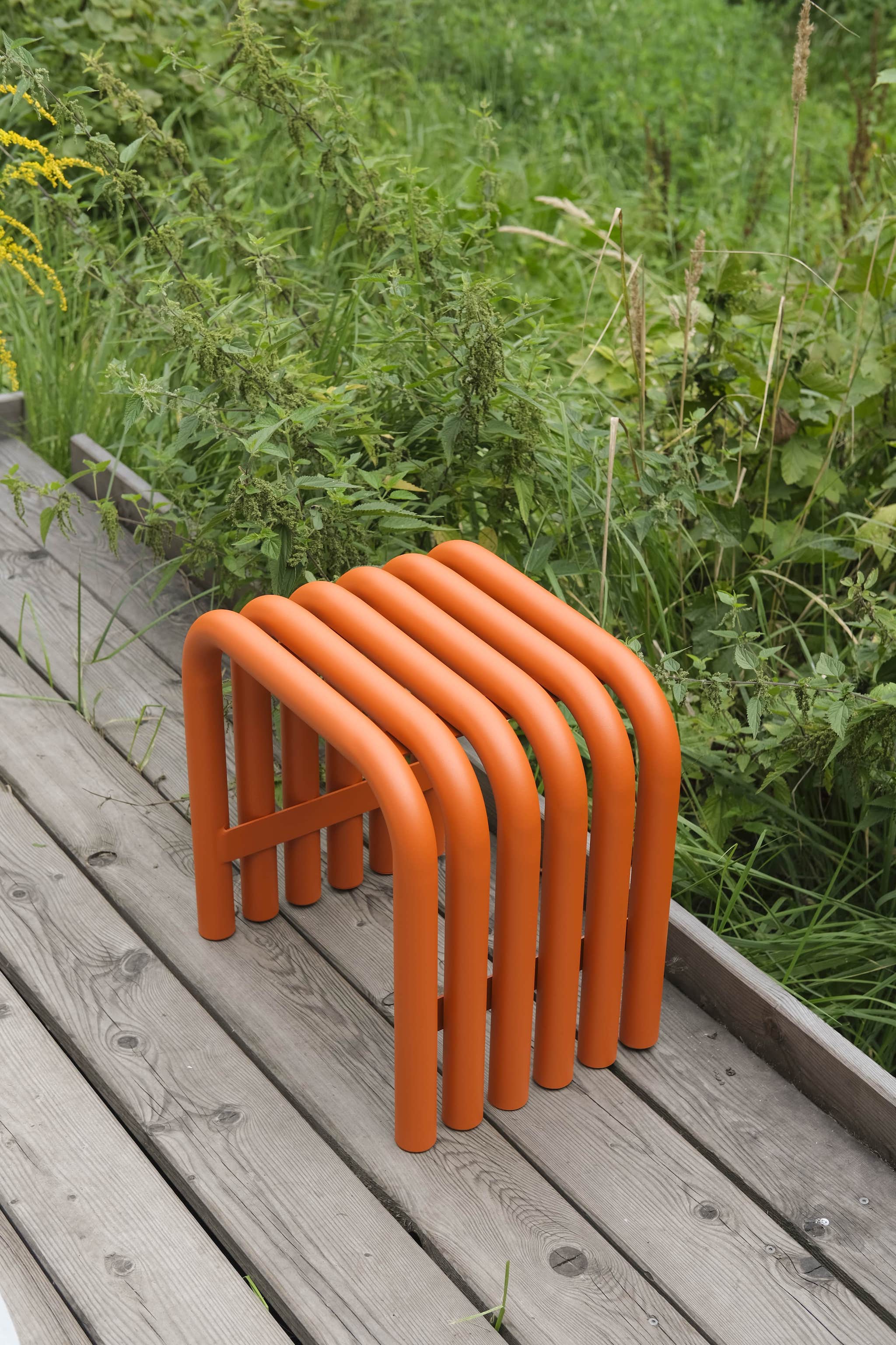 Discover our unique, colorful & sustainably-made Nokk Stool Steel