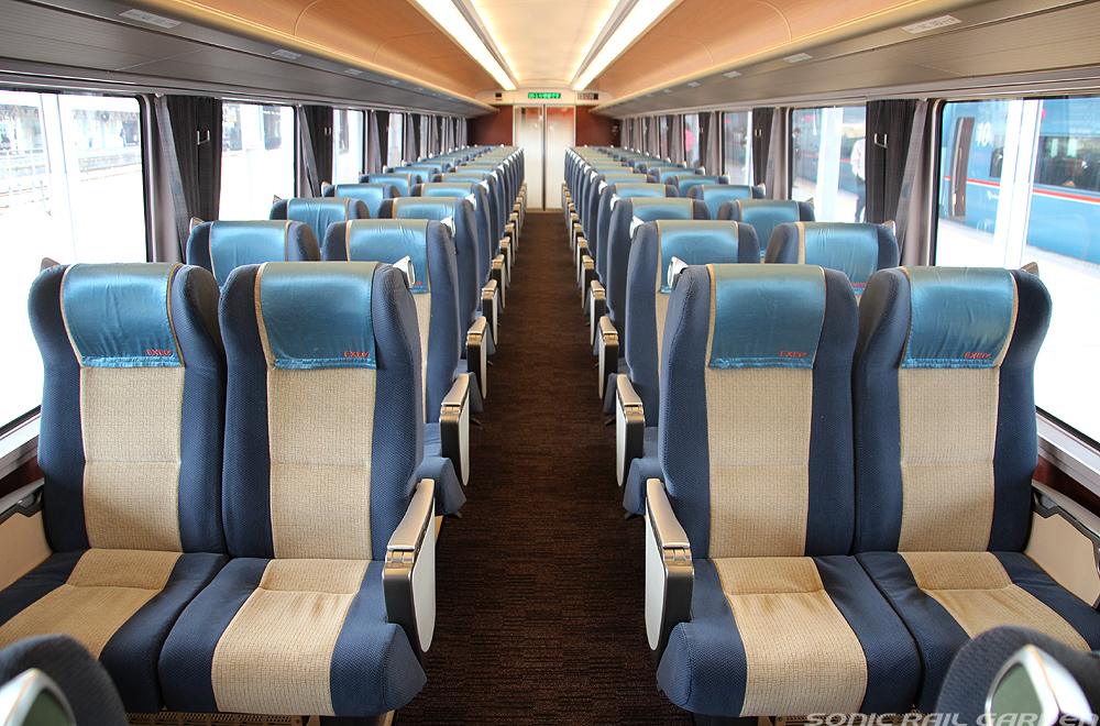 最終値下げ】小田急電鉄 特急ロマンスカー GSE EXE 座席生地 鉄道部品