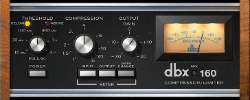 プラグイン・エフェクト 「dbx 160 Compressor Limiter」 | SONICWIRE