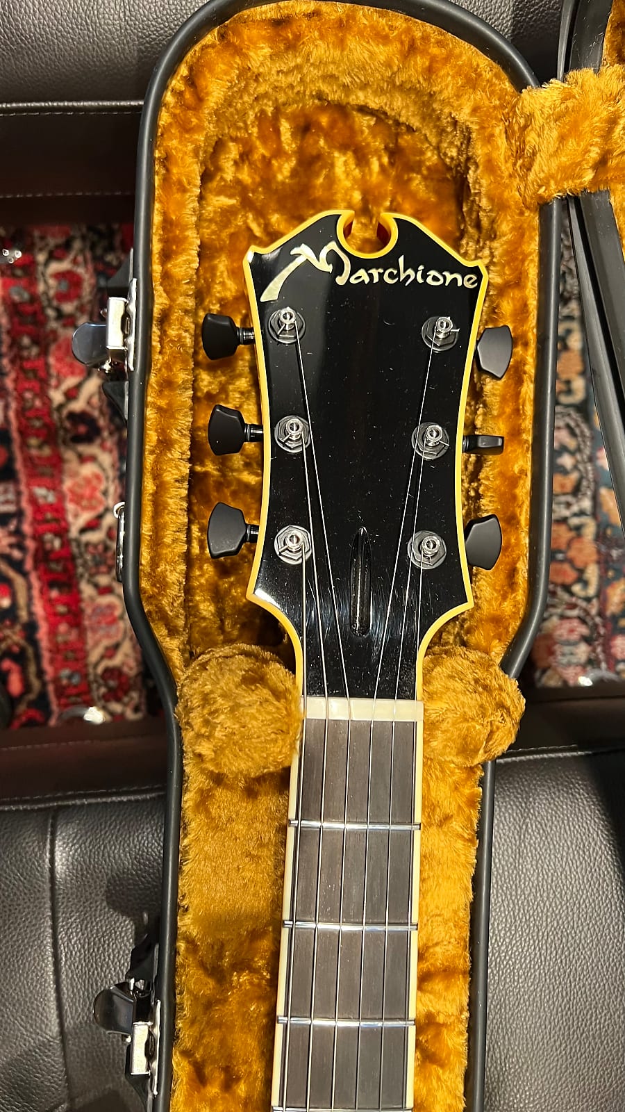 Marchione 59 Semi Hollow Body Sunburst - SonoTone Strings