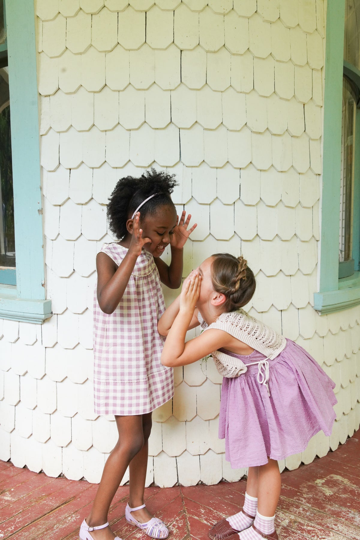 Delilah Dress, Gingham Print, Zinnia – Soor Ploom