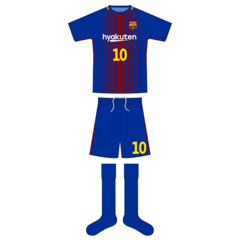 選手支給品Pique バルセロナ 17/18 ユニフォーム 選手支給品Pique