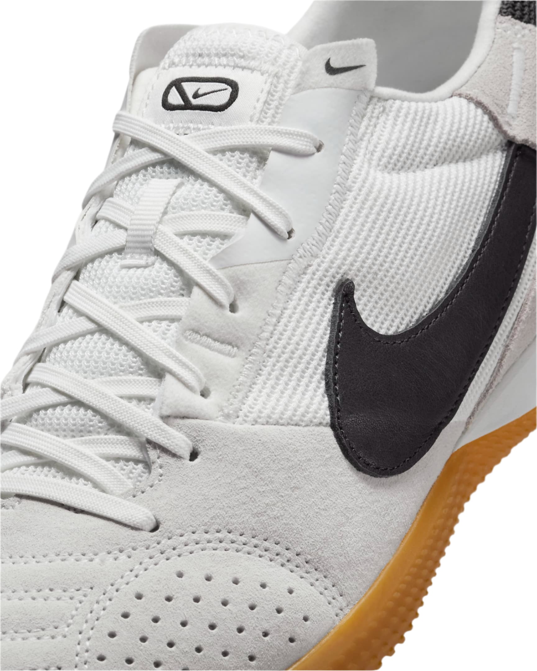 Nike Streetgato Indoor Soccer Shoes (Summit White/Night Forest