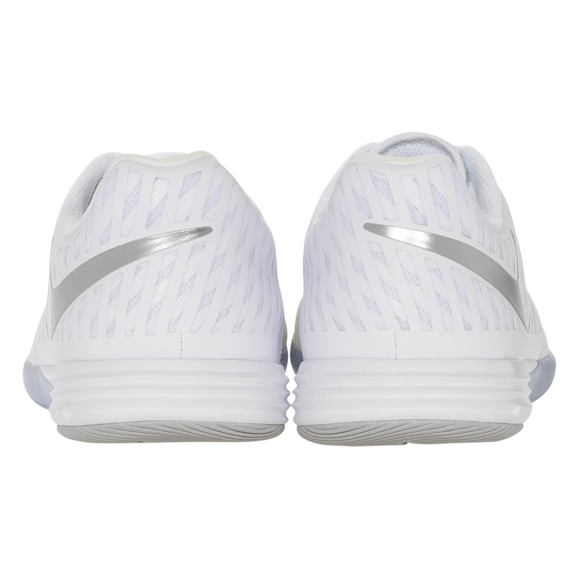 Nike Lunargato II Soccer Indoor Shoes (White/Chrome