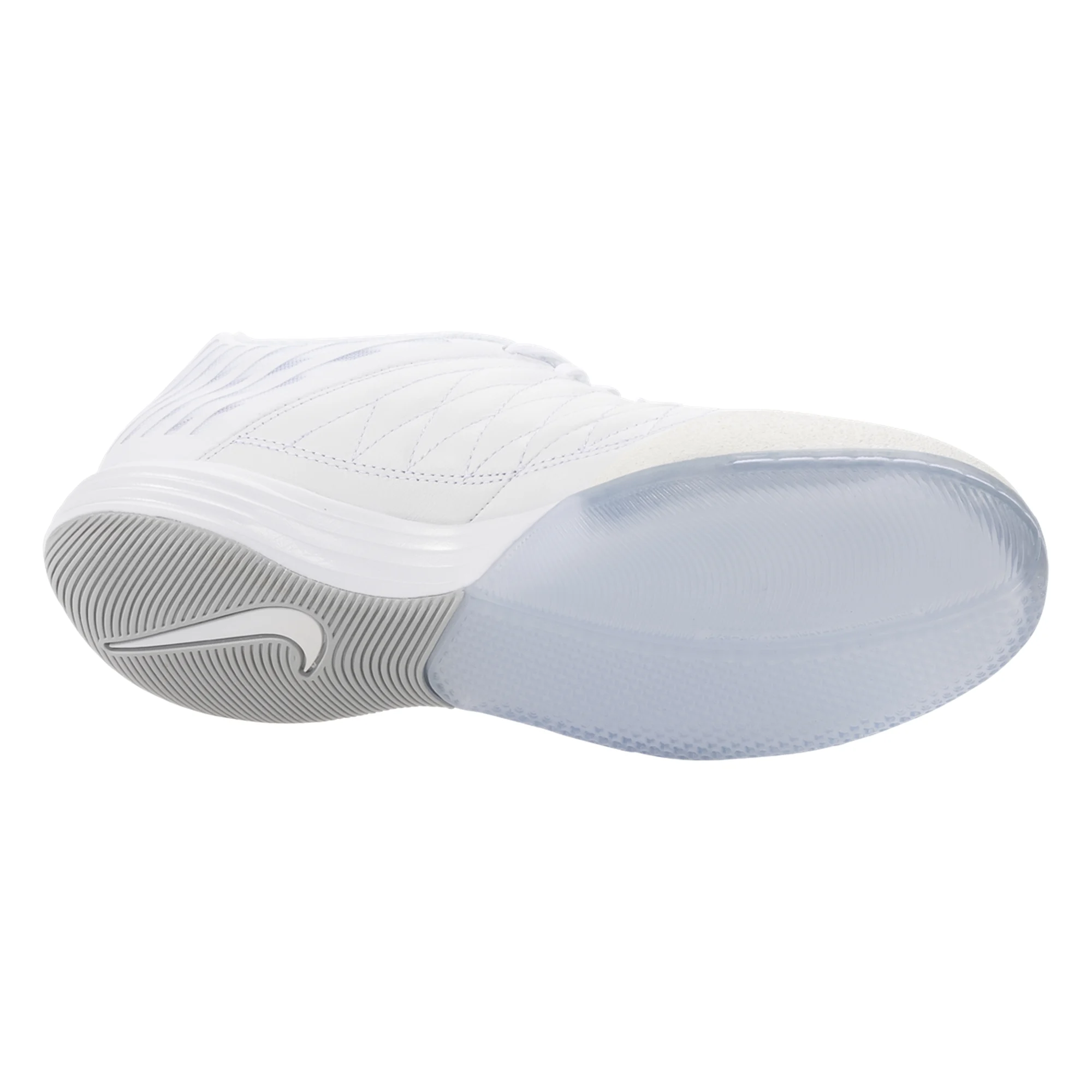 Nike Lunargato II Soccer Indoor Shoes (White/Chrome