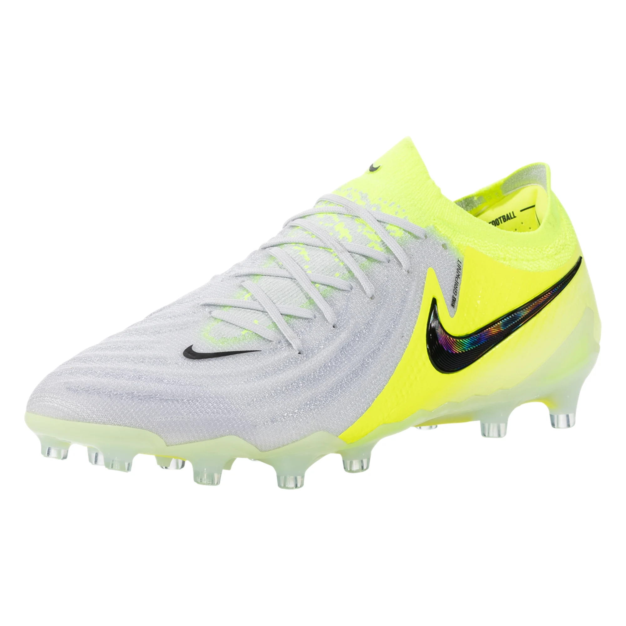 Nike Phantom GX II Elite AG-Pro Soccer Cleats (Metallic Silver