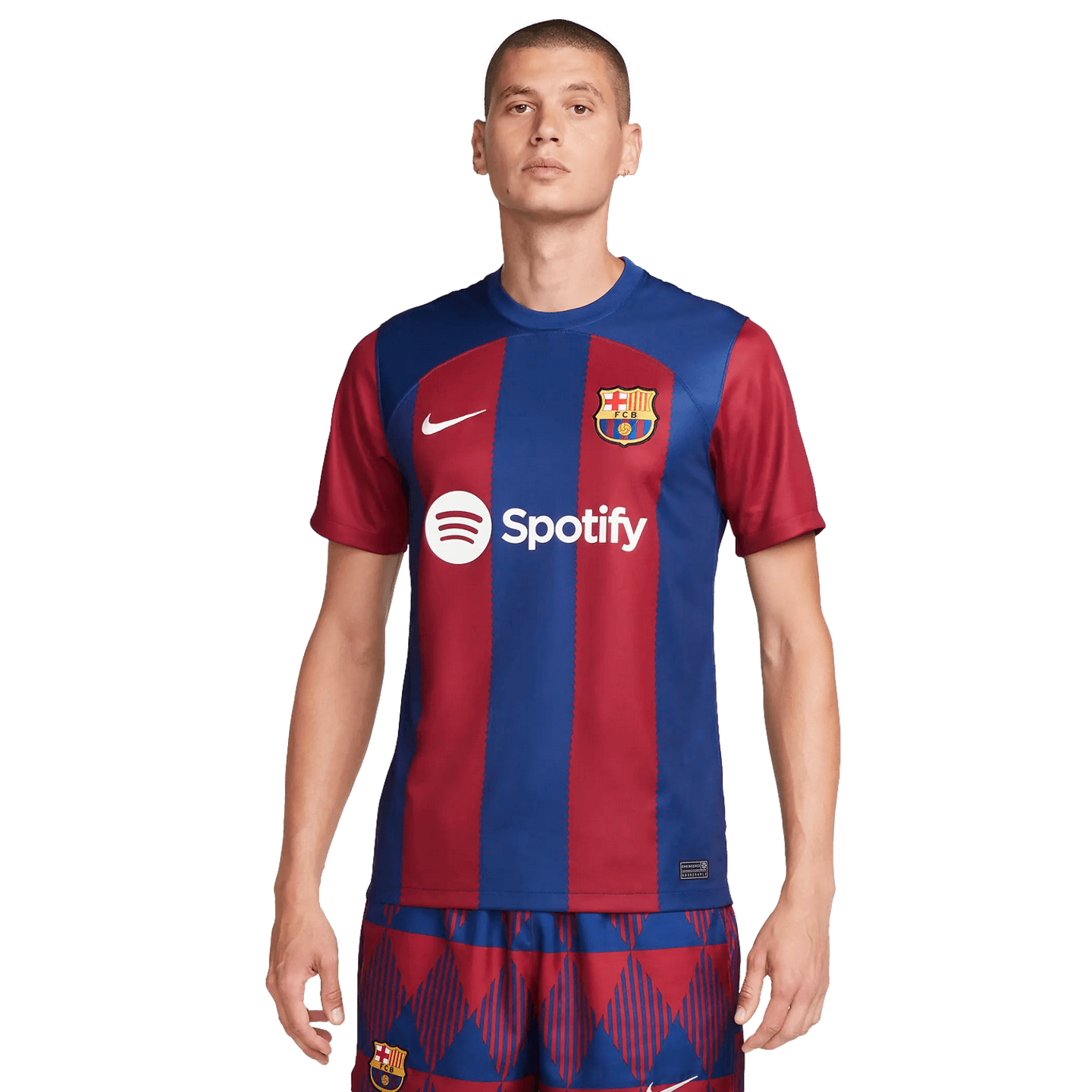 Nike Barcelona 23/24 Long Sleeve Home Jersey Soccer DX2636-456 Blue