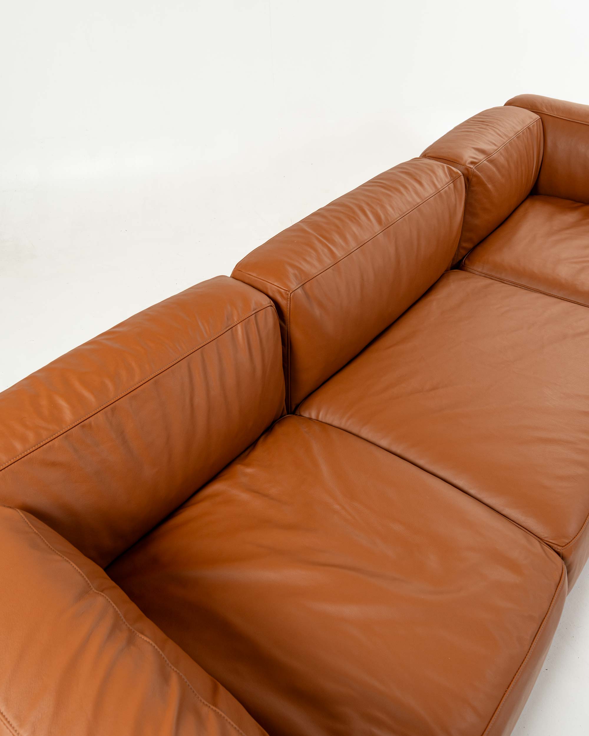 Piero Lissoni for Cassina Mex Cube 271 Sofa in Elmosoft Saddle