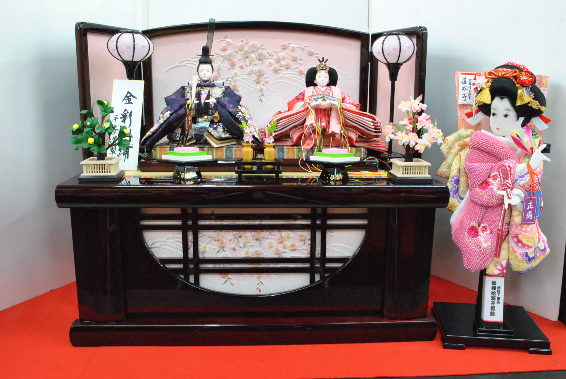 羽子板+雛人形の初春セット - 人形のそでやま